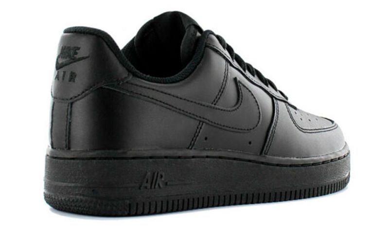 Nike Air Force 1 Negro Mujer Elegancia retro