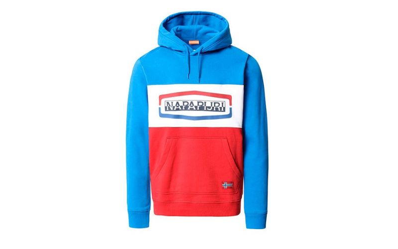 Napapijri Sudadera Bogy Cb Azul Rojo - Farbe: Eu SGröße: HERREN- Erzeugniscode: 5400852711829