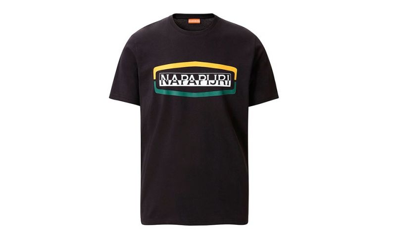 Napapijri Camiseta Soggy Ss Negro - Farbe: Eu MGröße: HERREN- Erzeugniscode: 5400852726274