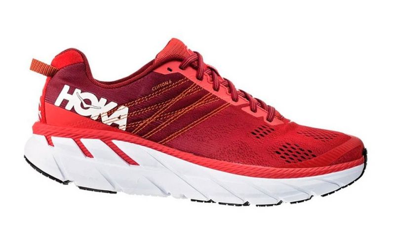 Hoka One One Clifton 6 red Classic design