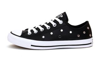 CONVERSE CHUCK TAYLOR ALL STAR STUDS LOW TOP NOIR FEMME 565851C