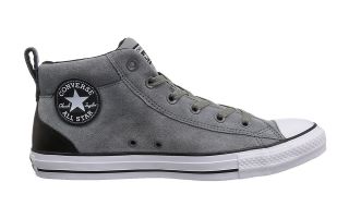 CONVERSE CHUCK TAYLOR ALL STAR STREET MID GRIS NOIR