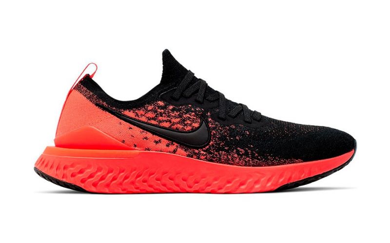 baños Bronceado inflación Nike Epic React Flyyknit 2 negro rojo - Diseño innovador