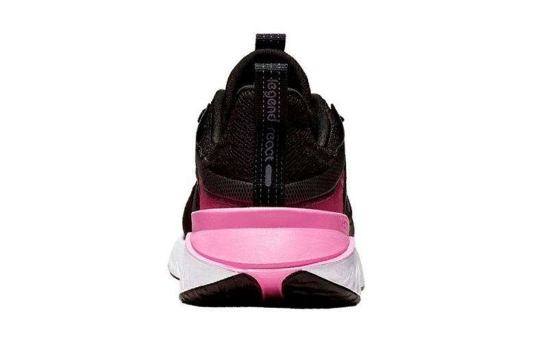 Asombro Instalación período Nike Legend React 2 Negro Rosa Mujer - Amortiguación suave y ligera