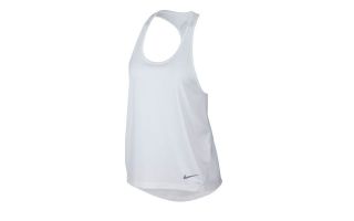 NIKE CAMISETA MILER TANK RACER BLANCO MUJER