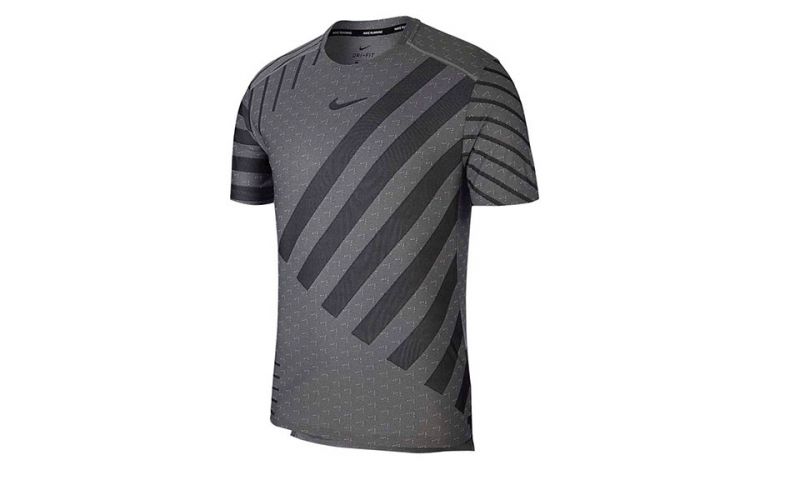 Nike Camiseta Tech Knit Cool Ss Nv Gris - Farbe: Eu MGröße: HERREN- Erzeugniscode: 193146067218