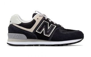 NEW BALANCE CLASSICS 574 V2 NEGRO GRIS JUNIOR
