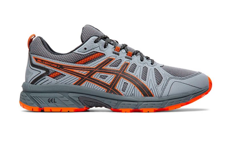 Asics shop gris orange