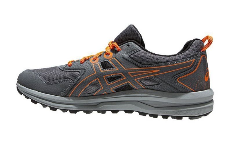 Asics Trail Scout Grey Orange Design