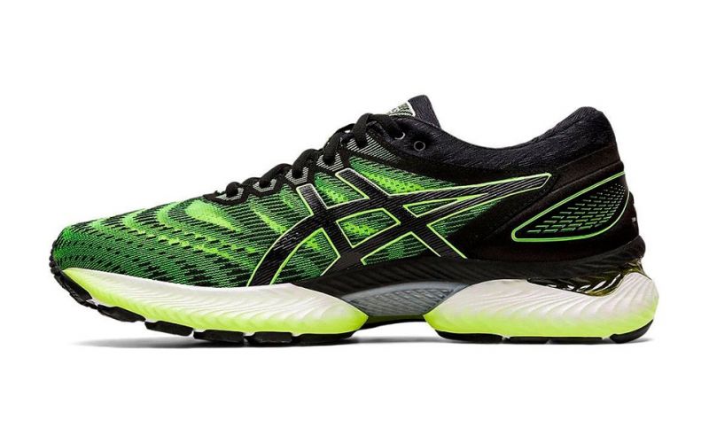 Requisitos Matón novela Asics Gel Nimbus 22 negro verde - Ligereza y confort