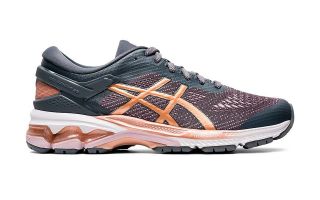 ASICS GEL-KAYANO 26 GRIS DORADO MUJER 1012A457-022