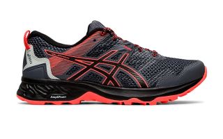 ASICS GEL SONOMA 5 NEGRO ROJO MUJER 1012A568-020