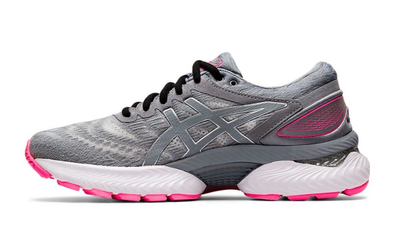 asics gel nimbus grey pink