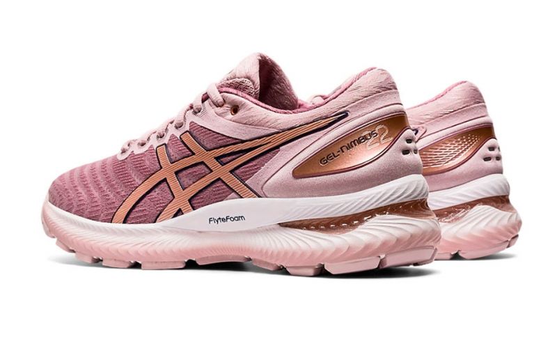 Asics Gel Nimbus 22 rosa gold mujer - Corre largas distancias Asics Gel Nimbus 22 rosa gold mujer - Corre largas distancias