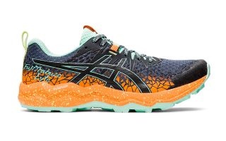 ASICS FUJITRABUCO LYTE NEGRO NARANJA MUJER 1012A599-020