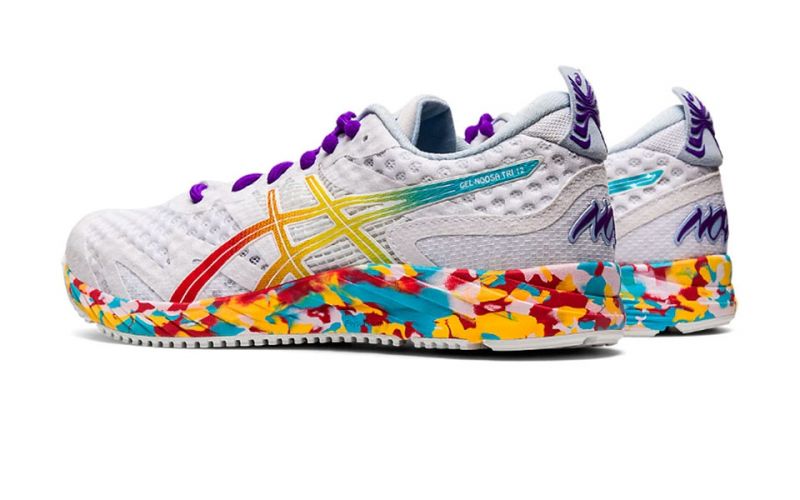 Asics Gel-Noosa Tri 12 Blanco Multicolor Mujer - Zapatillas de running