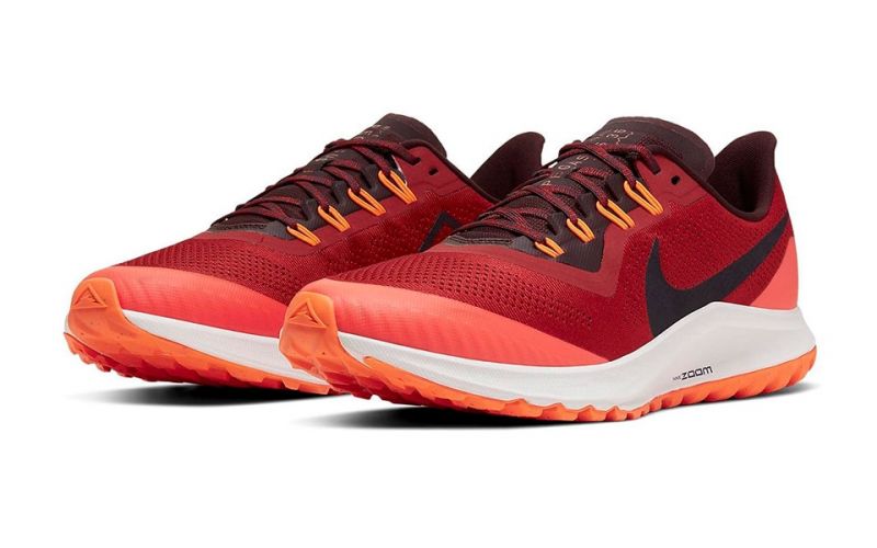 No hagas movimiento guardarropa Nike Zoom Pegasus 36 trail rojo naranja - Amortiguación y tracción