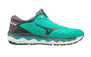 MIZUNO WAVE SKY 3 AQUA GRIS MUJER J1GD1902 36