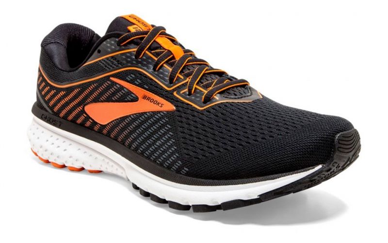 Brooks Ghost 12 Black Orange - Softness