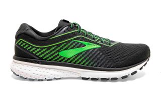 BROOKS GHOST 12 NEGRO VERDE 1103161D094