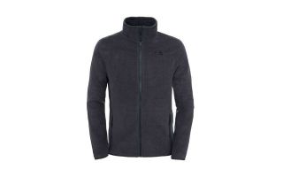 The North Face FORRO POLAR 100 GLACIER FULL ZIP GRIS OSCURO