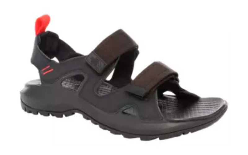 The north Face Hedgehog III sandals black grey High performance