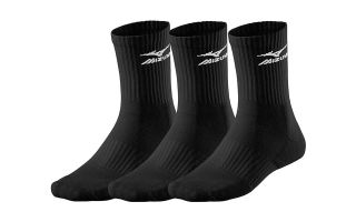 Mizuno CALCETINES MIZUNO TRAINING 3 PARES NEGRO