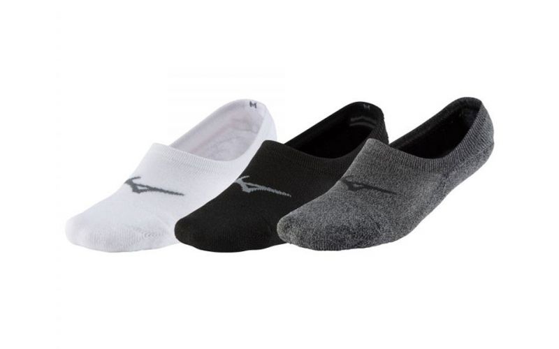 Chaussettes Super Short 3 Paires Blanc Noir Gris