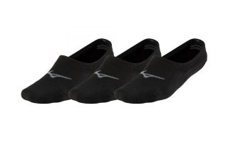 MIZUNO CALCETINES SUPER SHORT 3 PARES NEGRO