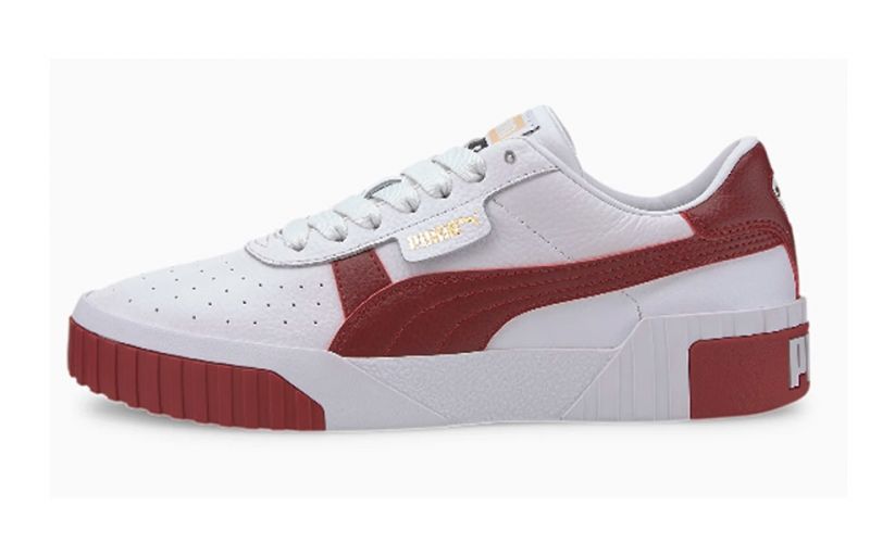 puma cali rouge et blanche