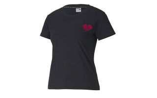 CAMISETA DIGITAL LOVE NEGRO ROSA MUJER