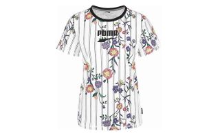 CAMISETA DOWNTOWN AOP BLANCO MUJER
