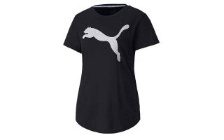 CAMISETA EVOSTRIPE NEGRO MUJER
