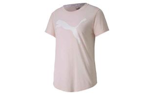 CAMISETA EVOSTRIPE ROSA MUJER