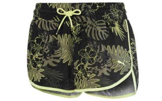 PANTALON CORTO SUMMER AOP NEGRO MUJER