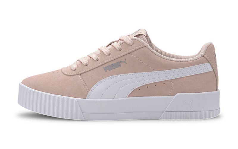 puma carina pink and white