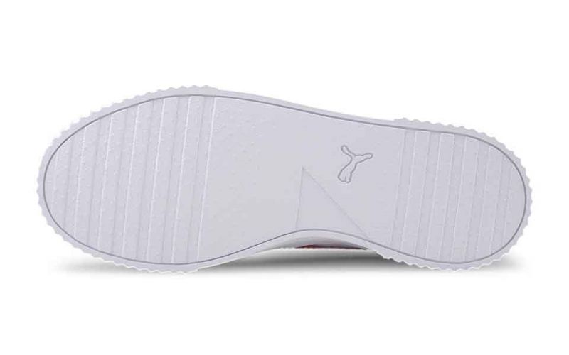 puma carina white pink