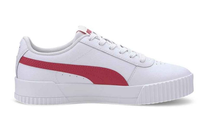 puma carina l white pink