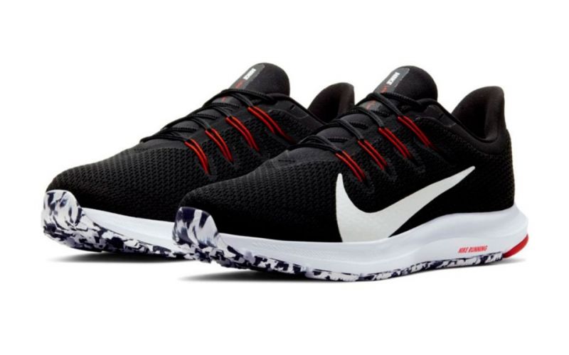 nike quest 2 black and red