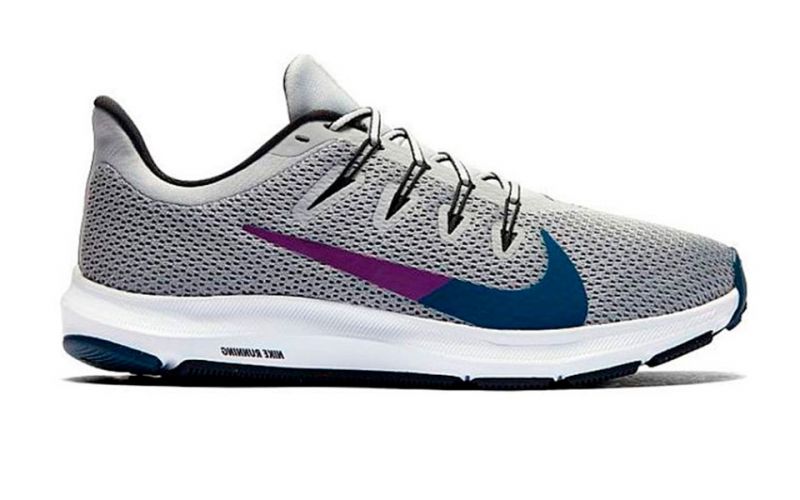 Nike Quest 2 gris azul púrpura - Zapatillas de running