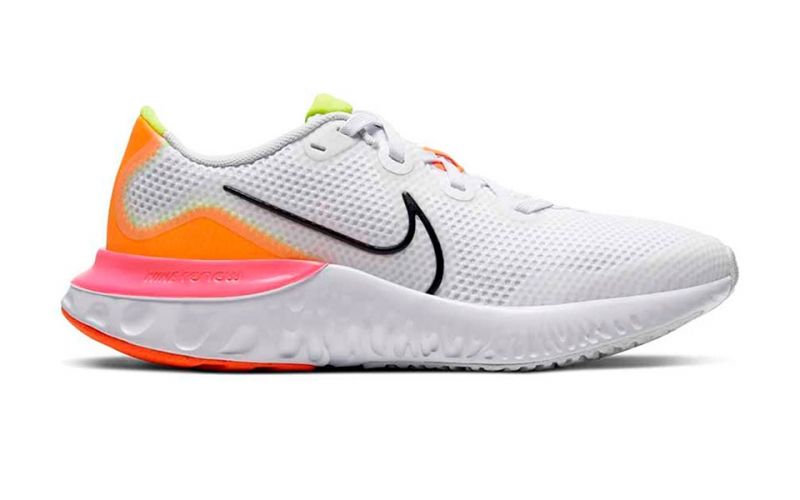 nike renew run white gum