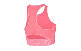 Nike SPORTS BRA NIKE SWOOSH PINK WHITE