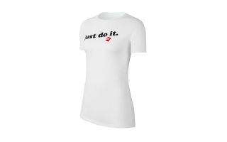 CAMISETA JUST DO IT BLANCO MUJER