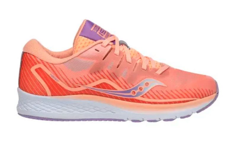 Saucony Ride Iso 2 korallenrot lila Damen - Maximale Leistung