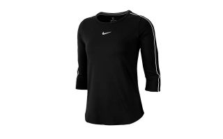 Nike CAMISETA COURT NEGRO MUJER