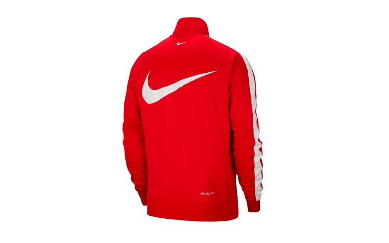 Giacca Nike Woosh rosso - Design accattivante