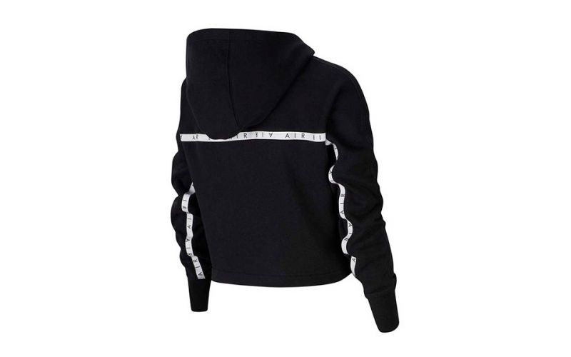 Sudadera Nike Air negro blanco mujer - Tejidos resistentes
