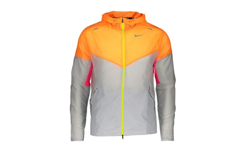 chaqueta nike naranja