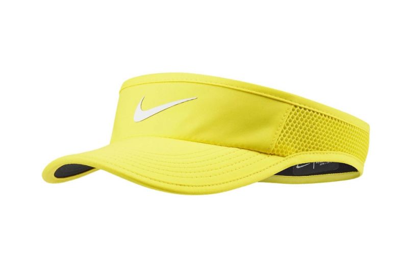 Cósmico Secretario Consejo Visera Nike Aerobill Amarillo - Ligera y transpirable