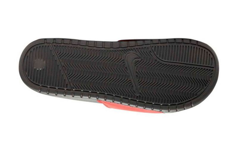 Chanclas Nike Benassi Jd gris rojo - Comodidad y